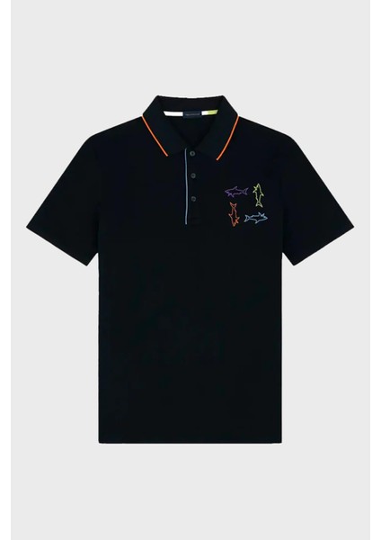 Logolu % 100 Pamuk Regular Fit Düğmeli Polo Yaka T Shirt Erkek Polo Yaka T Shirt 24411332 013 modelleri