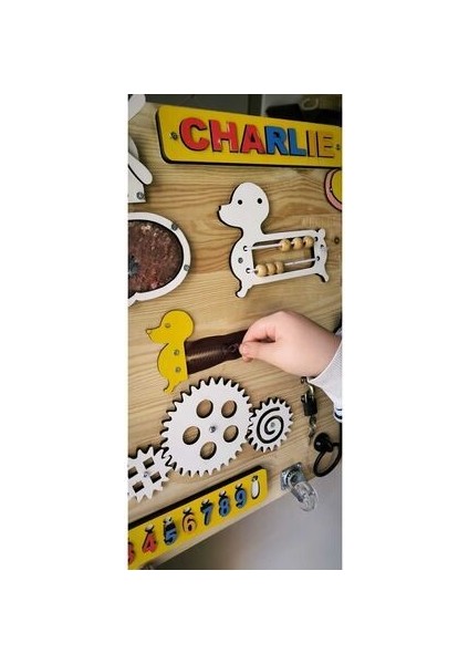 Educational And Wooden Toys, Busy Board, Eğitici Ahşap Pano, Küçük Çocuklar Için Ahşap Meşgul Tahta,