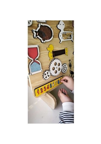Educational And Wooden Toys, Busy Board, Eğitici Ahşap Pano, Küçük Çocuklar Için Ahşap Meşgul Tahta,