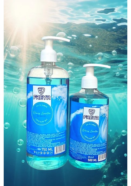 Sıvı El Sabunu 750ml-500ml Nemlendiricili-Ekstra Deniz Esintisi