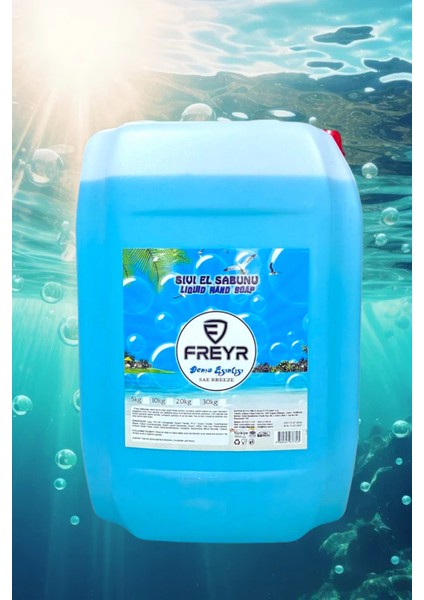 Sıvı El Sabunu Nemlendiricili Ekstra Deniz Esintisi Parfümlü 10 kg
