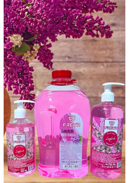 Sıvı El Sabunu 2500ml-750ml-500ml Nemlendiricili-Ekstra Leylak Parfümlü