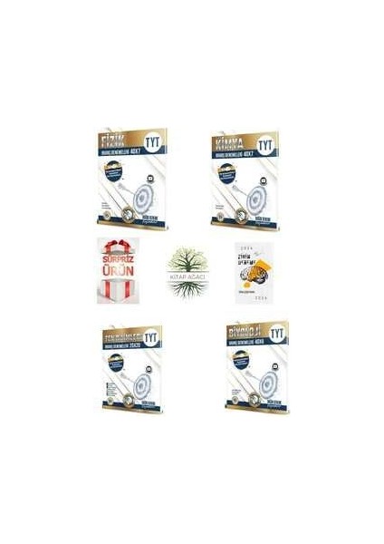Bilgi Sarmal Tyt Fen-Fizik-Kimya-Biyoloji Deneme Set+Zihin Deneme+Hediye modelleri