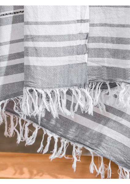 Lcw Home Plaj Havlusu Unise x Çizgili Saçaklı 90 x 165 cm fırsatları