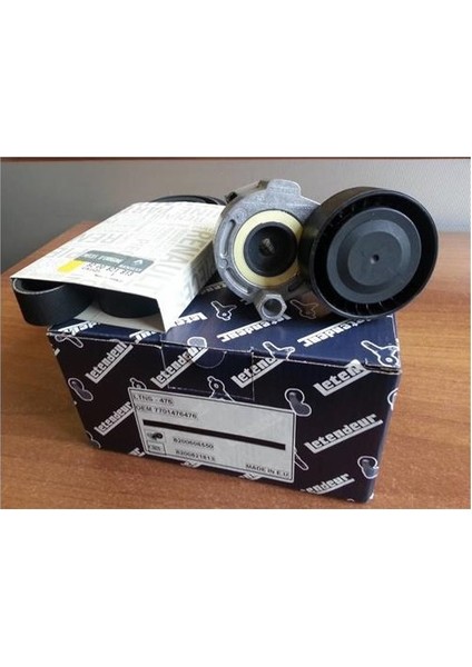 Alternatör Gergi Seti 7701476476_L K9K 6 Kanal Kango Megane-Iı 1.5 Dcı 7701476476