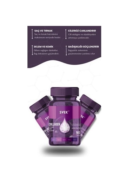5 Tip Hidrolize Kolajen ve C Vitamini - Çinko - Selenyum Içeren Takviye 90 Tablet fiyatları