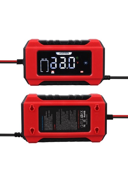 UC-C120501B 12V 6A Kırmızı LCD Göstergeli Akıllı Akü Şarj Cihazı fiyatları