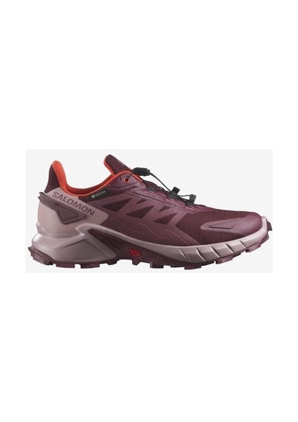 Salomon Supercross 4 Gore-Tex Kadın Koşu Ayakkabısı - Bordo