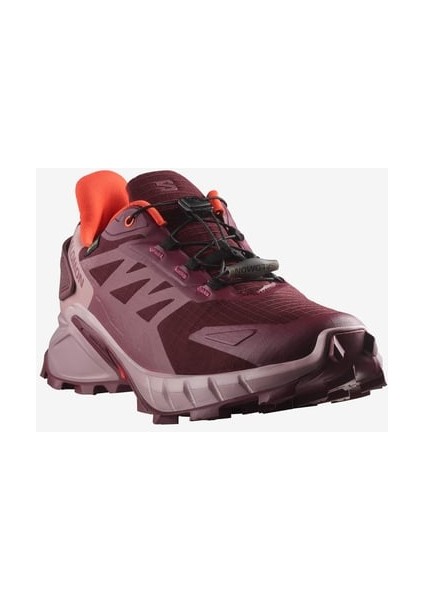 Salomon Supercross 4 Gore-Tex Kadın Koşu Ayakkabısı - Bordo indirimleri