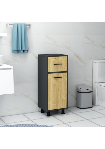 Mobiga Sorty Çamaşır Sepetli Çekmeceli Banyo Dolabı modelleri