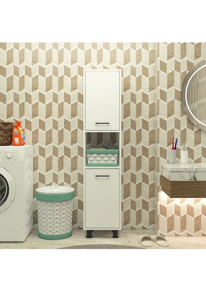 Mobiga Efsa Çamaşır Kirli Sepetli Banyo Dolabı modelleri
