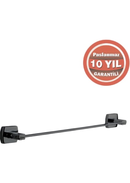 Paslanmaz Pirinç Milano Uzun Havluluk 50CM Mat Siyah modelleri