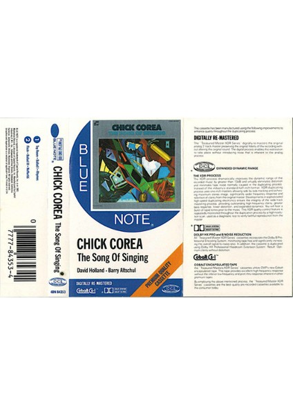 Chick Corea – The Song Of Singing Kaset