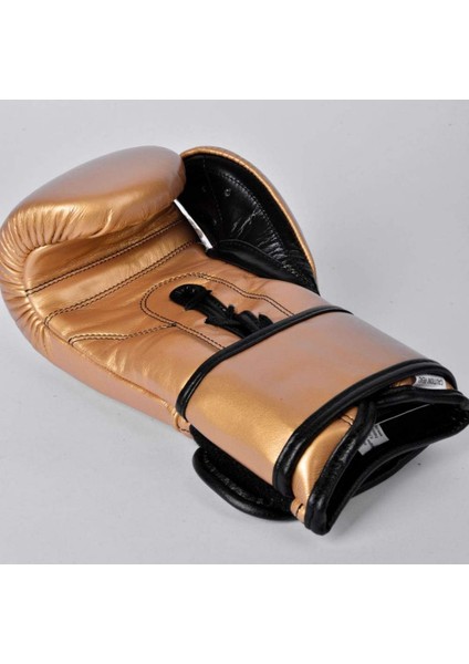 Leather Strap & Attached Thumb And Hook & Loop Closure Boks Eldiveni