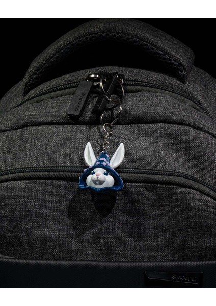 Sihirbaz Tavşan Anahtarlık - 3D Baskı Büyülü ve Şirin Aksesuar Katman fiyatları