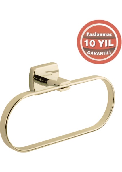 Paslanmaz Pirinç Milano Oval Havluluk Altın Sarı Gold modelleri