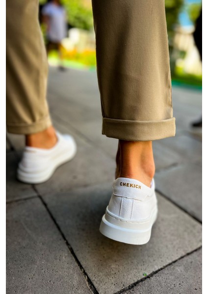 CH979 Santoni Crt Spor Erkek Ayakkabı Beyaz indirimleri