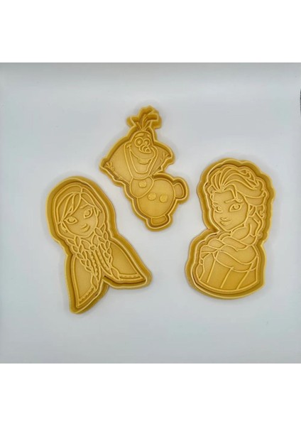 Frozen Cookie Temalı Kurabiye Kalıbı Seti