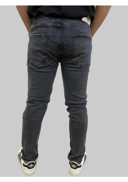 Erkek Dar Paça Grand Füme Kot Pantolon