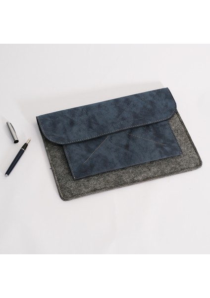 Keçe Laptop Kılıfları 13-13.3-14 Inç Macbook Air ve Ultrabook / Evrak Çantası fırsatları