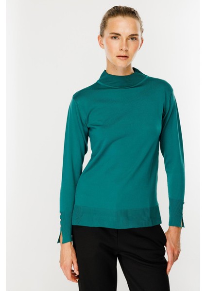 Yarım Balıkçı Basic Triko Kazak-PETROL modelleri