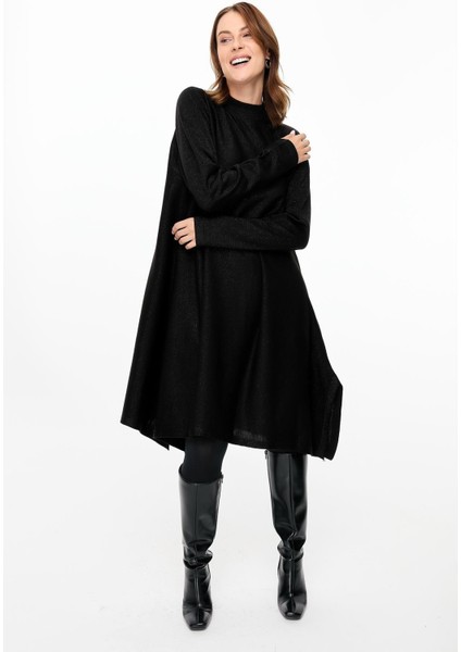 Simli Triko Panço-SİYAH fırsatları