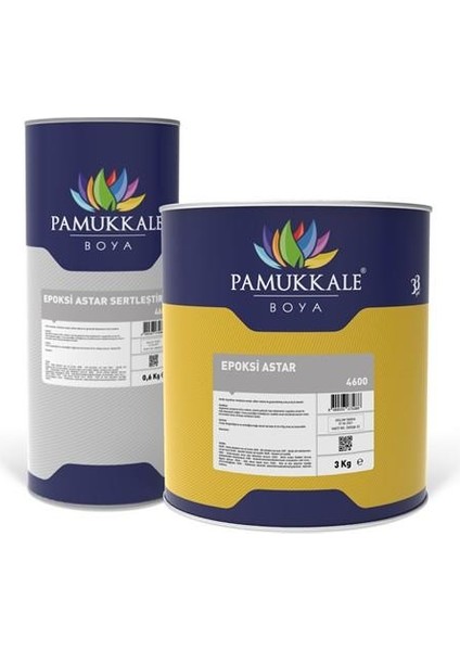 4600 Epoksi Astar 3 Kg + 0.60 kg Gri Ral 7038