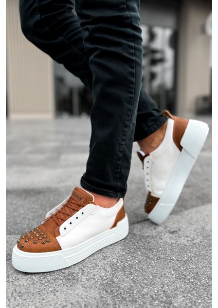 CH169 Cbt Thorn Erkek Ayakkabı Taba/beyaz modelleri