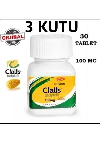 Erkeklere Özel CIALIS100MG 90 Lı