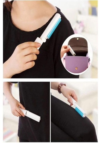 Mini Boy Yıkanabilir Kedi Köpek Tüy Toplayıcı Rulo Elbise Kumaş Tiftik Saç Temizleme Rulosu