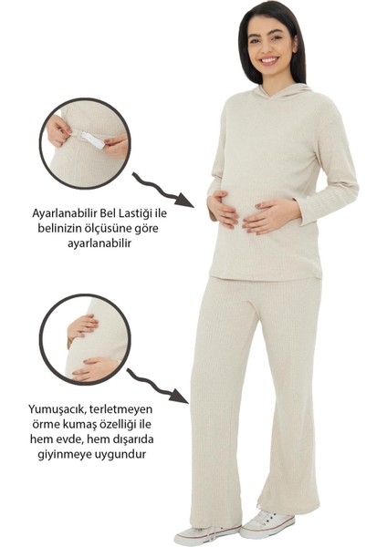 - MYRA9610 - Örme Hamile Alt Üst Takımı fiyatları
