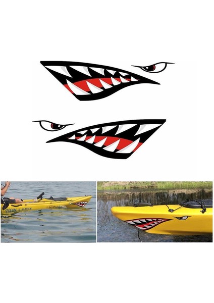 Tekne Shark Köpek Balığı Sticker Etiket Modeli