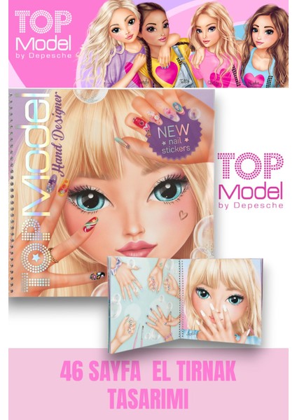 Topmodel Create Your Hand-Design Colouring Book