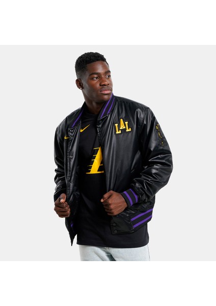 Nba Los Angeles Lakers City Edition Oversize Bol Kesim Erkek Spor Ceket DX9495-010