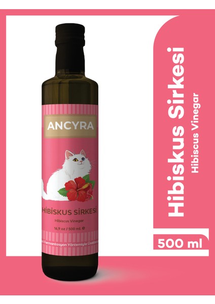 Hibiskus Sirkesi Doğal Fermante 500 ml