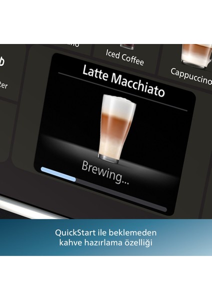 Lattego Seri Tam Otomatik Kahve ve Espresso Makinesi, 20 Farklı Sıcak & Soğuk Kahve, Dokunmatik Ekran, Aquaclean Filtre, Şık Tasarım | Onerous Mutfak Tartısı