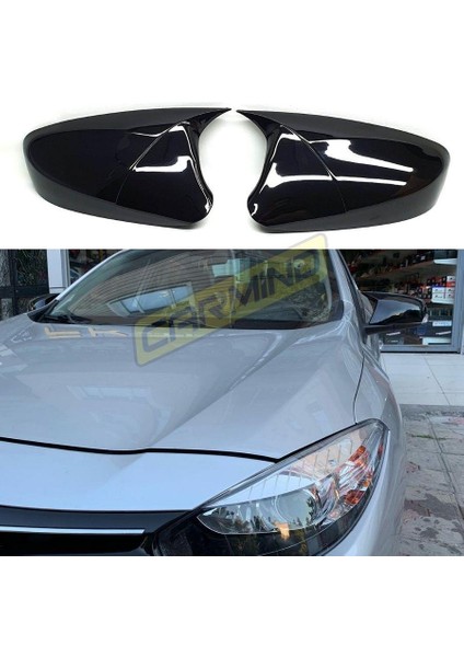 Renault Fluence Batman Yarasa Ayna Kapağı Piano Black
