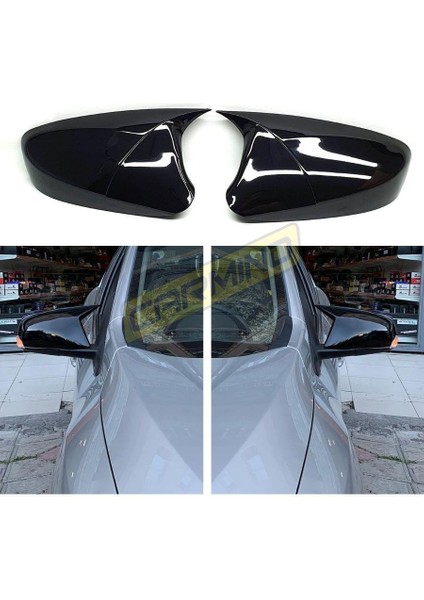 Renault Fluence Batman Yarasa Ayna Kapağı Piano Black modelleri