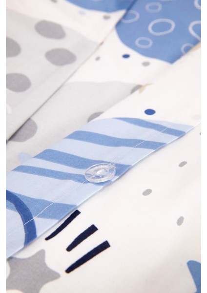 Astromini %100 Pamuk Bebek Nevresim Takımı - Mavi modelleri