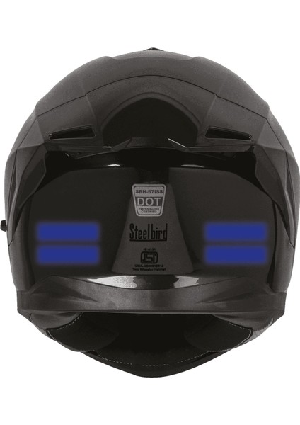 Mavi Reflective (Reflektif) Sticker Paketi 8'li Otomobil Motosiklet Reflektif Parlayan Sticker Etiket Modeli modelleri