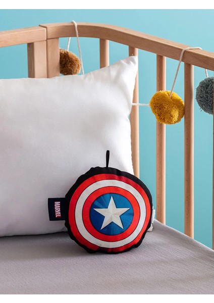 Marvel Baskılı Içi Dolgulu Bebek Kırlent 16 cm