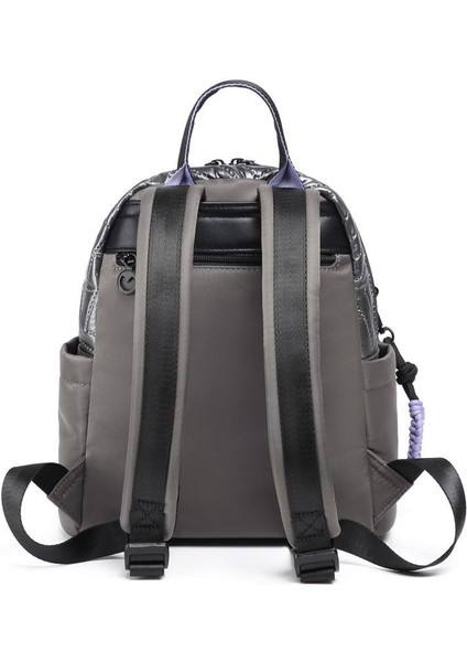 Parlak Kumaş Küçük Boy Askılı Kadın Sırt Çantası 3252 modelleri