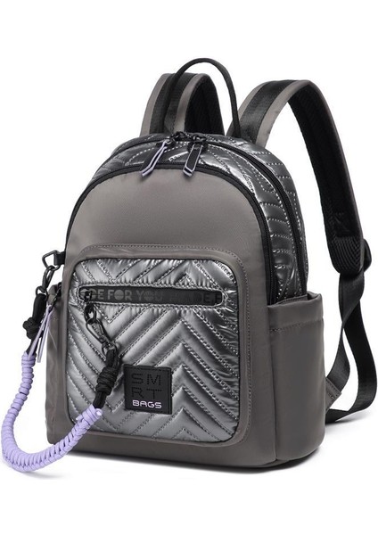 Parlak Kumaş Küçük Boy Askılı Kadın Sırt Çantası 3252 fırsatları