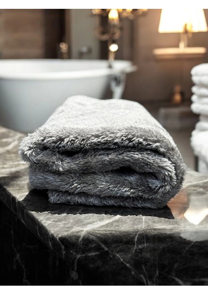 Lux Parlatma ve Cila Bezi 2’li Gri ve Kırmızı 40X40 cm - Velvet Shine