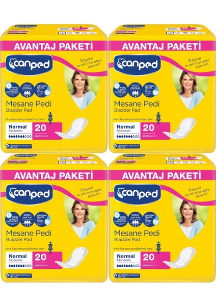 Mesane Pedi Avantaj Pk Klasik M-Orta Boy Normal 80 Adet