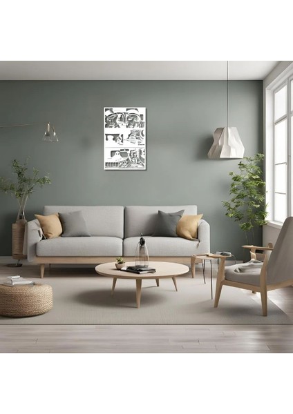 Dekoratif Metal Sanatı Pop Art 27 Metal Duvar Tablosu Pop Art