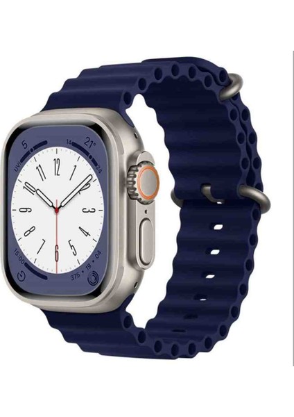 Apple Watch Ultra Uyumlu 49MM Ocean Silikon Kordon