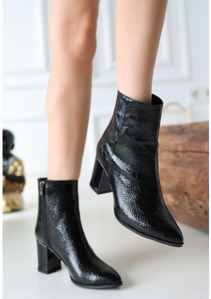 Wient Siyah Rugan Topuklu Bot fiyatları