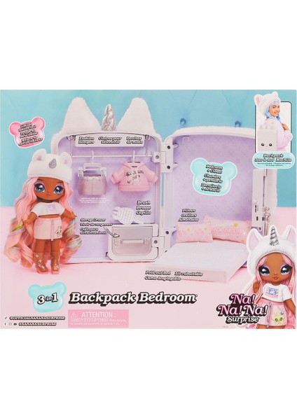 Na!na!na! Surprise 3'ü 1 Arada Büyük Sırt Çantalı Set - Whitney Sparkles 592365