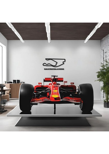 Dekoratif Metal Sanatı Miami Grand Prix Metal Duvar Tablosu Formula 1